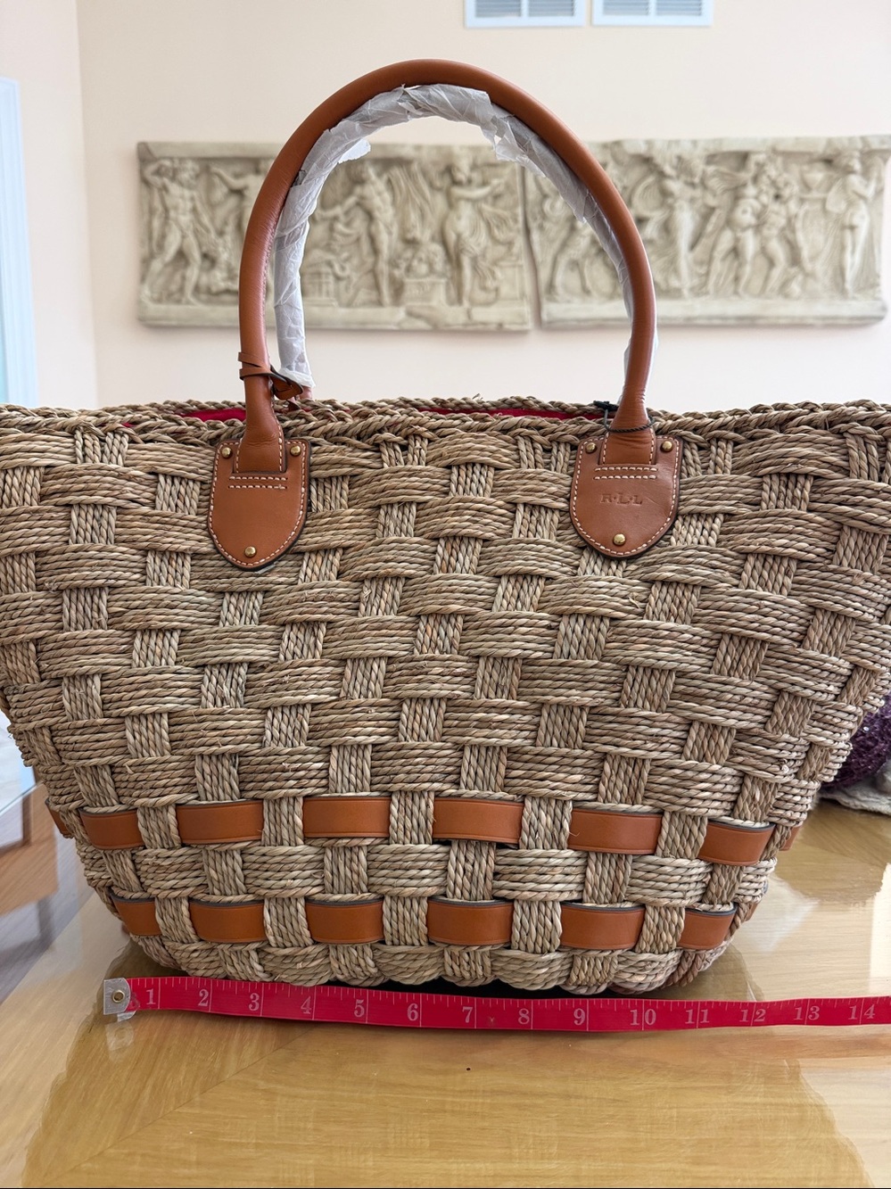 Lauren Ralph Lauren Banyon Tree Large Tote - Picture 10 of 13